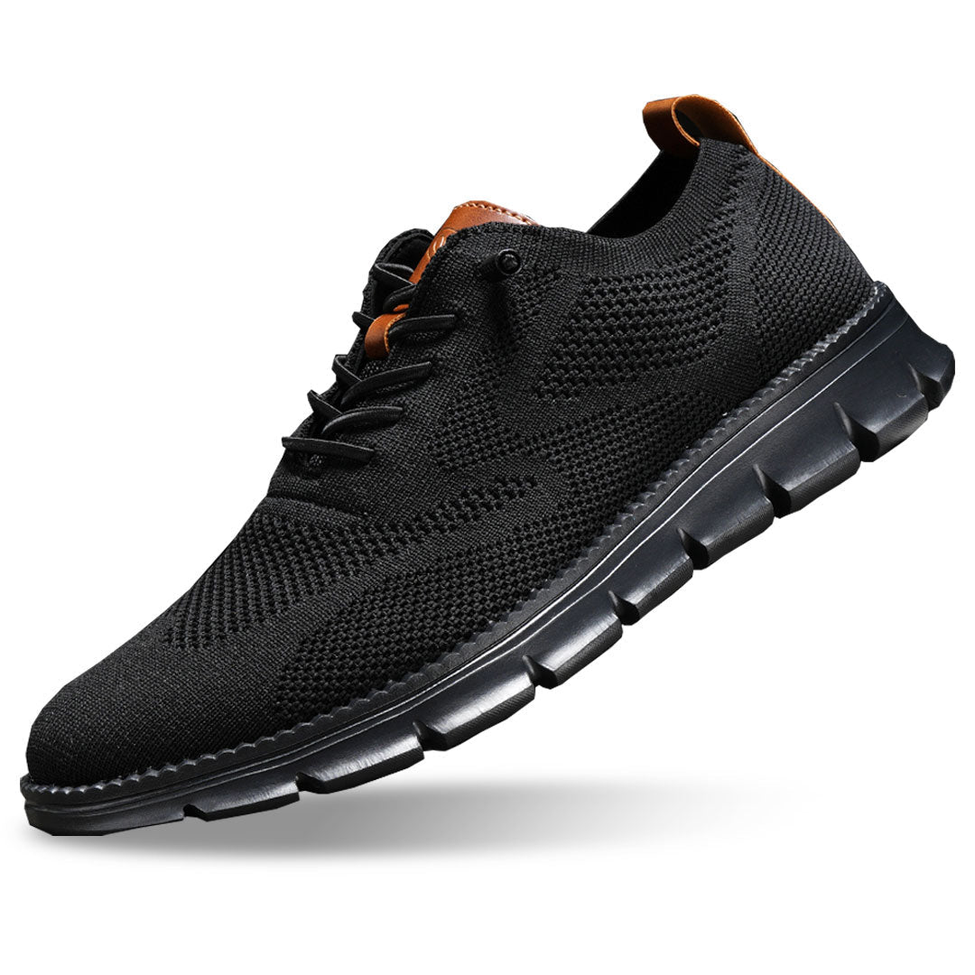 PasUrbain – Baskets Homme en Maille Confortable – Blackout – Édition limitée