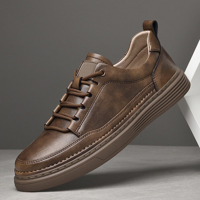 PasUrbain - Chaussures Cuir Italien Milano - Brun