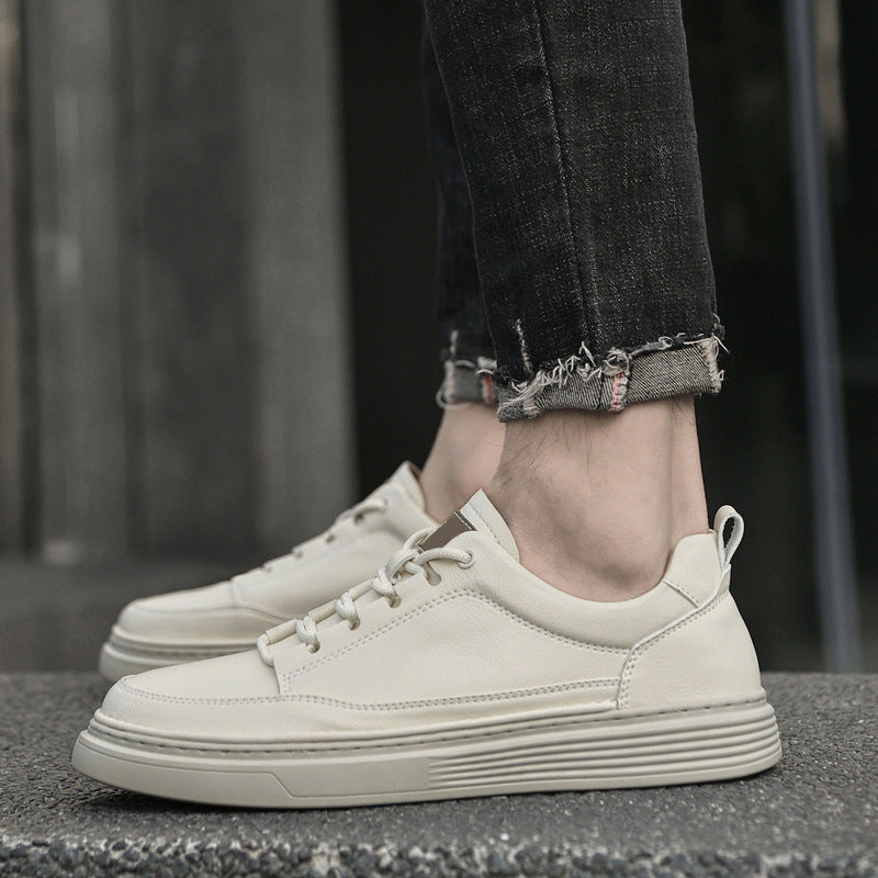 PasUrbain - Chaussures Cuir Italien Milano - Creme