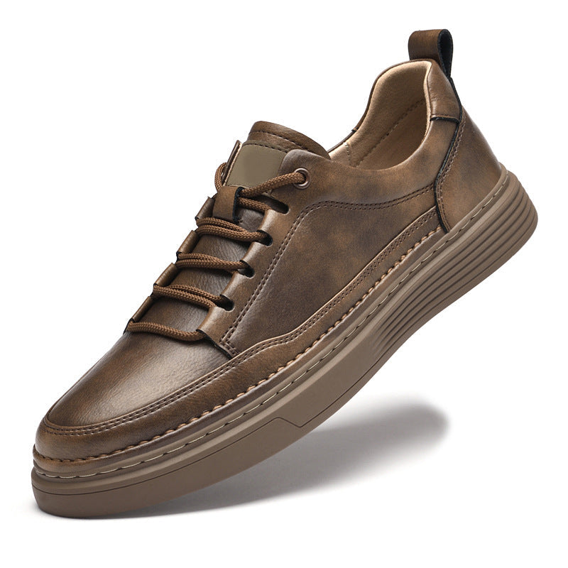PasUrbain - Chaussures Cuir Italien Milano - Brun