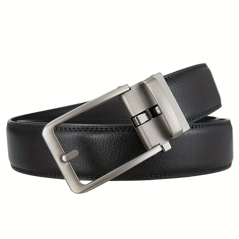 PasUrbain - Ceinture en cuir élégante homme - Noir