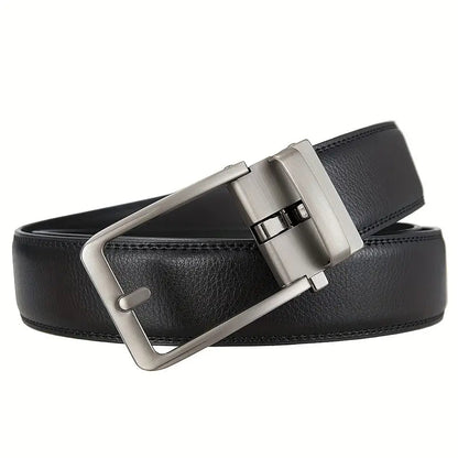 PasUrbain - Ceinture en cuir élégante homme - Noir