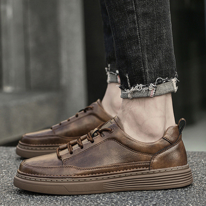 PasUrbain - Chaussures Cuir Italien Milano - Brun