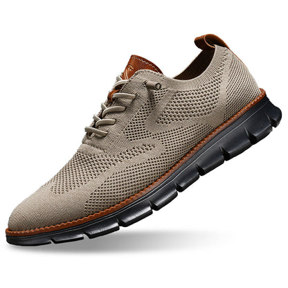 PasUrbain – Baskets Homme en Maille Confortable – Brun Blackout – Édition limitée