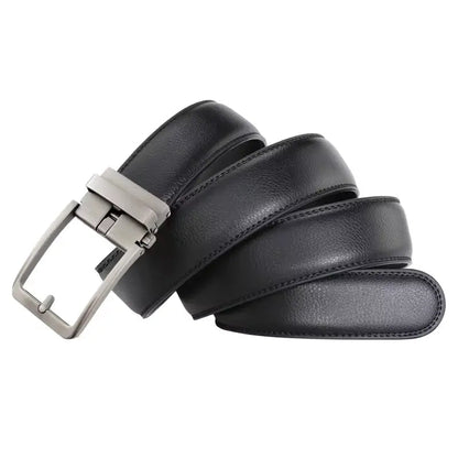 PasUrbain - Ceinture en cuir élégante homme - Noir