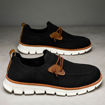 PasUrbain - Amalfi Mocassin Confort - Noir