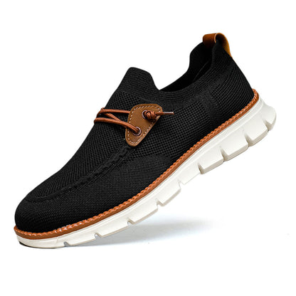 PasUrbain - Amalfi Mocassin Confort - Noir