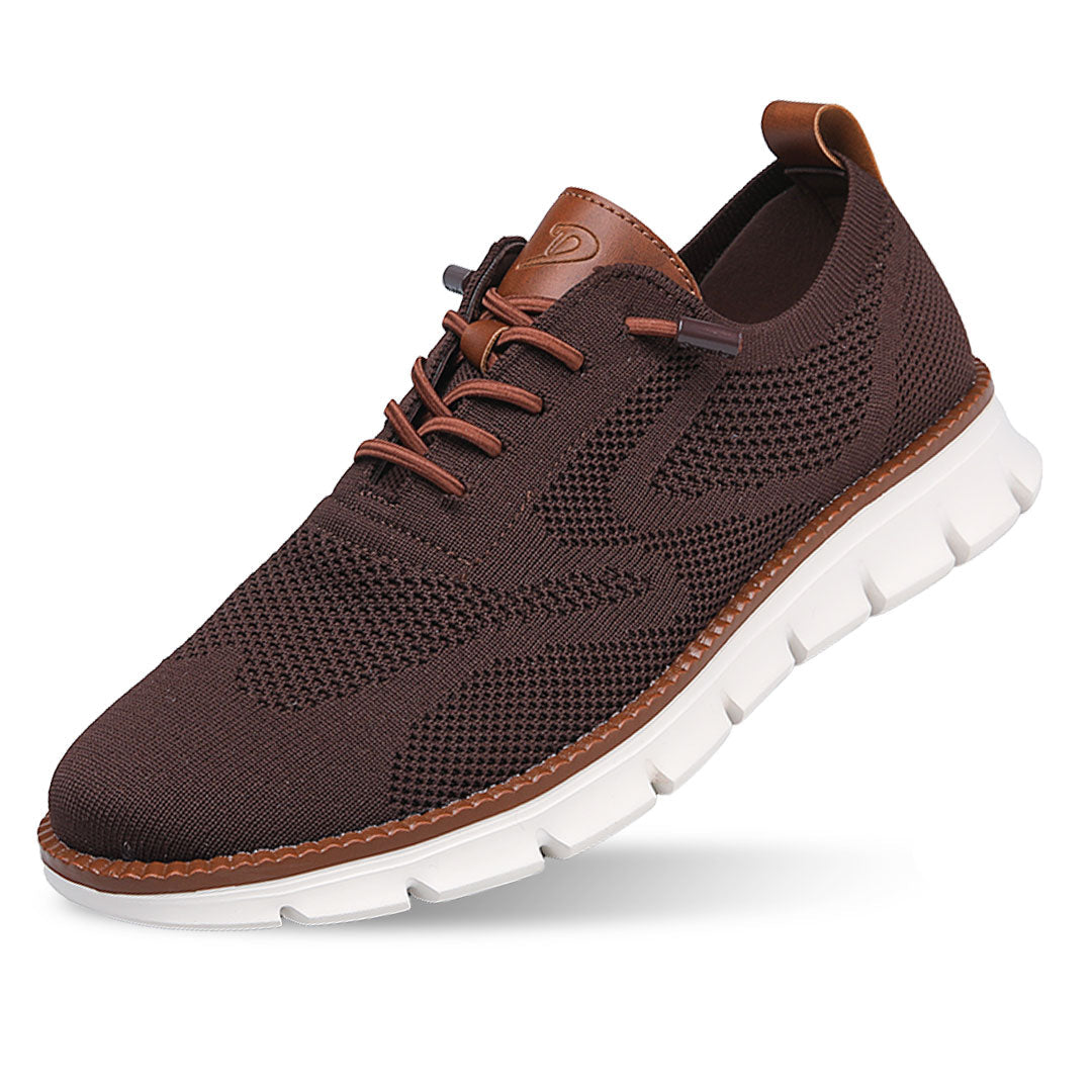 PasUrbain – Baskets Homme en Maille Confortable – Maroon – Édition limitée