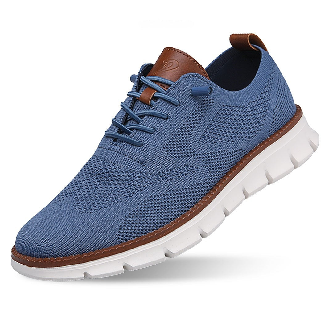 PasUrbain – Baskets Homme en Maille Confortable – Bleu – Édition limitée
