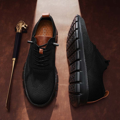 PasUrbain – Baskets Homme en Maille Confortable – Blackout – Édition limitée