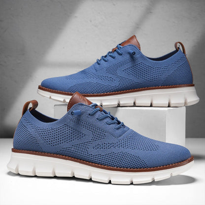 PasUrbain – Baskets Homme en Maille Confortable – Bleu – Édition limitée