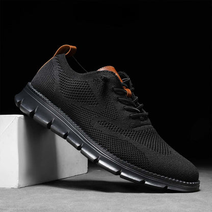 PasUrbain – Baskets Homme en Maille Confortable – Blackout – Édition limitée