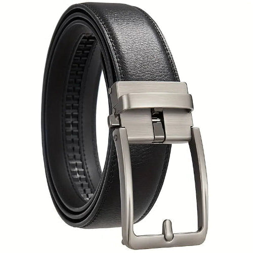 PasUrbain - Ceinture en cuir élégante homme - Noir