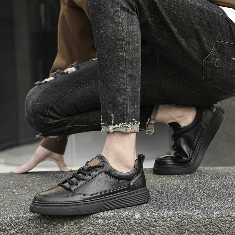 PasUrbain - Chaussures Cuir Italien Milano - Noir